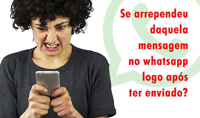 deletar mensagem zap