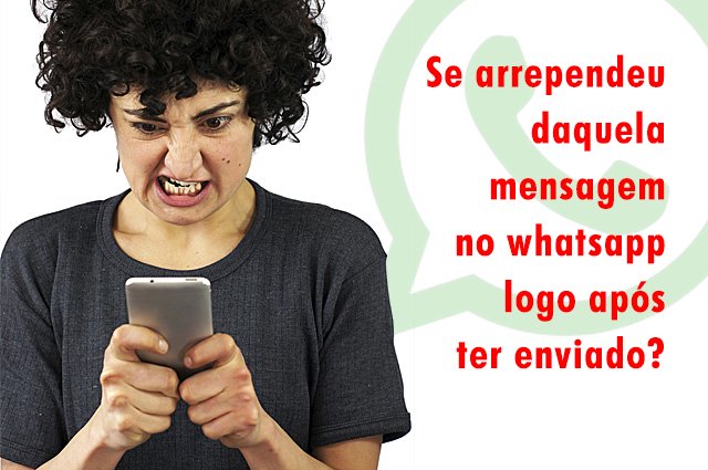 deletar mensagem zap